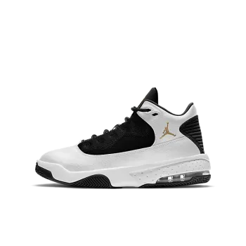 Air Jordan Max Aura 2 'White Black Gold' GS