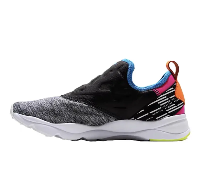 Reebok Women's FuryLite Slip On Lux 'Coal' Women's-1