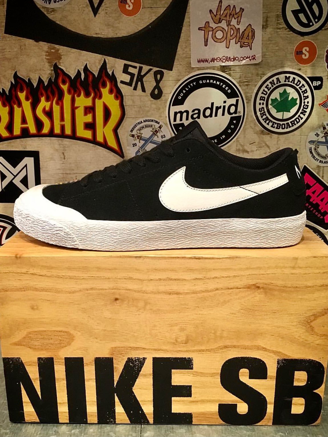 Nike Blazer City Low Lx Black White Women's US W 6.5 - POIZON
