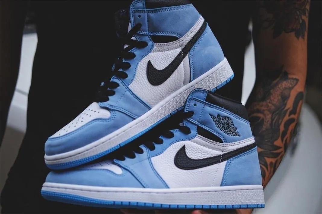 JORDAN 1 Retro High Og University Blue - POIZON