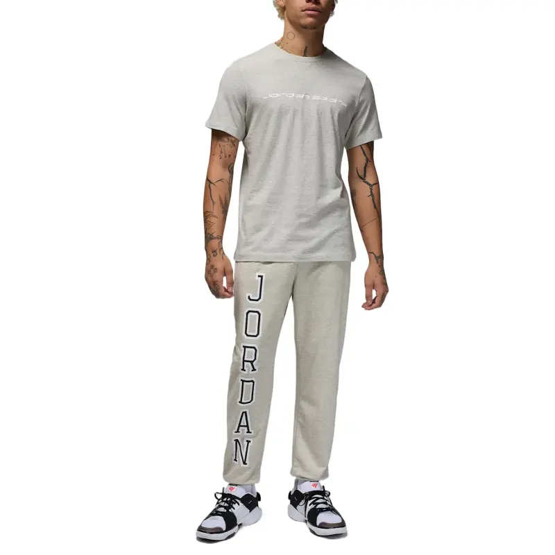 Jordan SS25 Quick Dry T Shirt Men's Gray-2