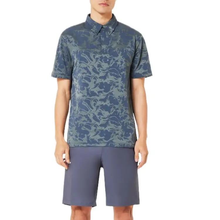 Oakley O Sync Pack Polo Graphic 1.0 Polo Shirt Men's Black Slate-3