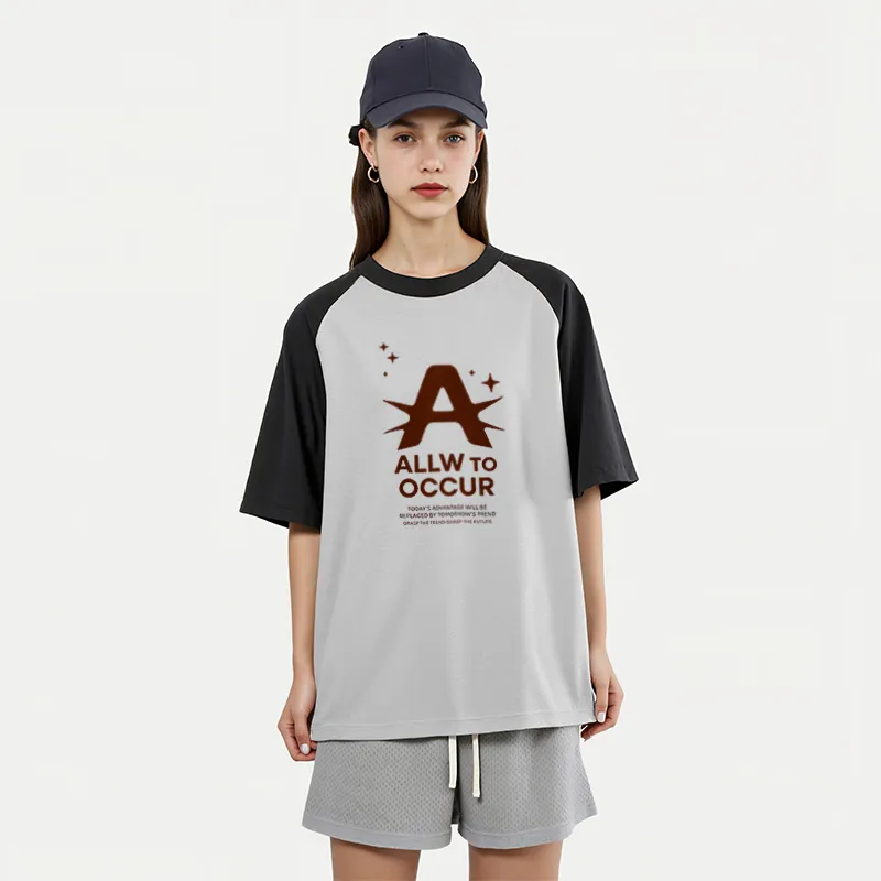 FAIRWHALE Raglan Sleeve T Shirt Women's-2