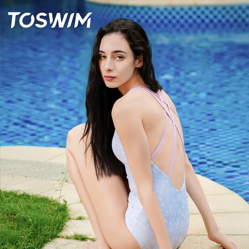 TOSWIM One piece Swimsuit Women's [Moonlight Lover]-6