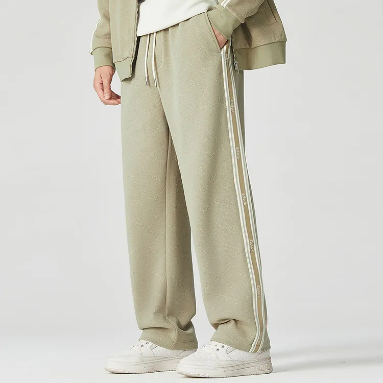 Cabbeen Knitted Sports Pants Men's-6