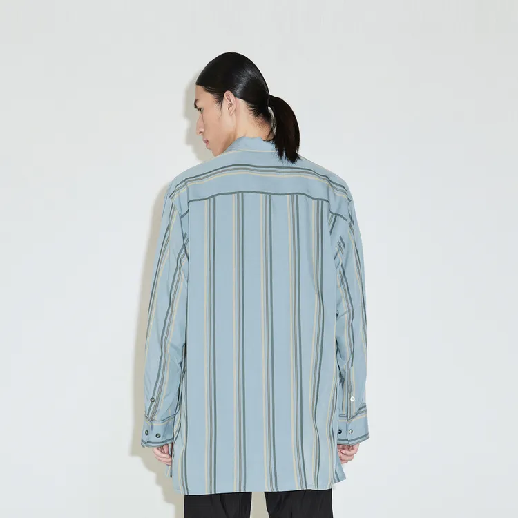 CROQUIS Shirts Unisex 461 Mixed Gray Blue-2
