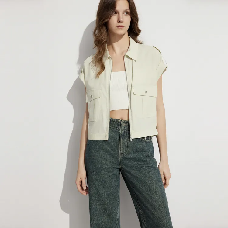 ELLE Shirts Women's Light Green-3