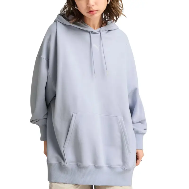 PUMA ESShoodie Sweatshirt Women's Light Blue-2