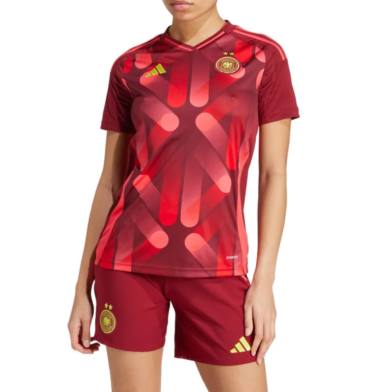 Adidas Free Shipping With AdiClub Germany 25 Women's Team Away Jersey-2
