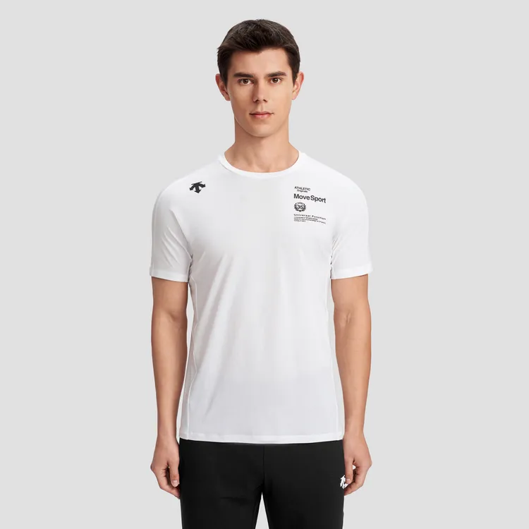 DESCENTE Set in Sleeve T Shirt Men's-17