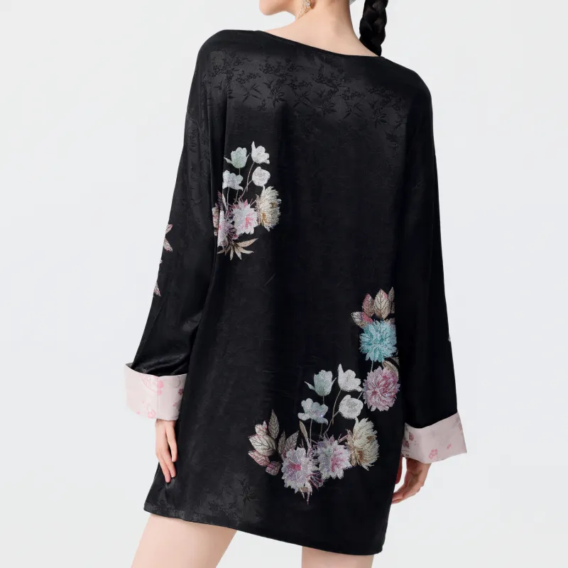 TCH Long Sleeved Dresses Women's Black-6