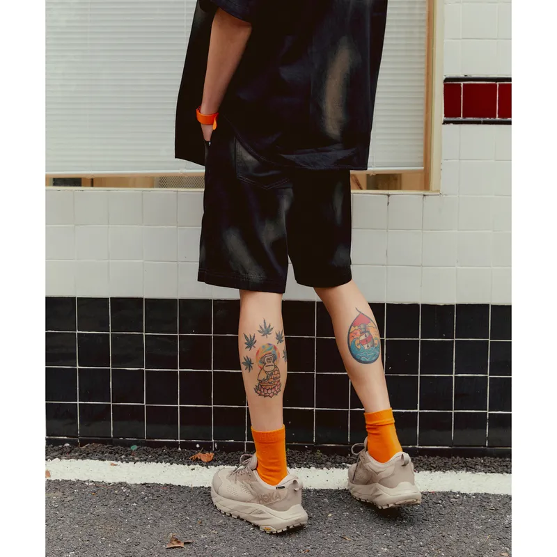 GXG Blockbuster Series Denim Shorts Men Black-4