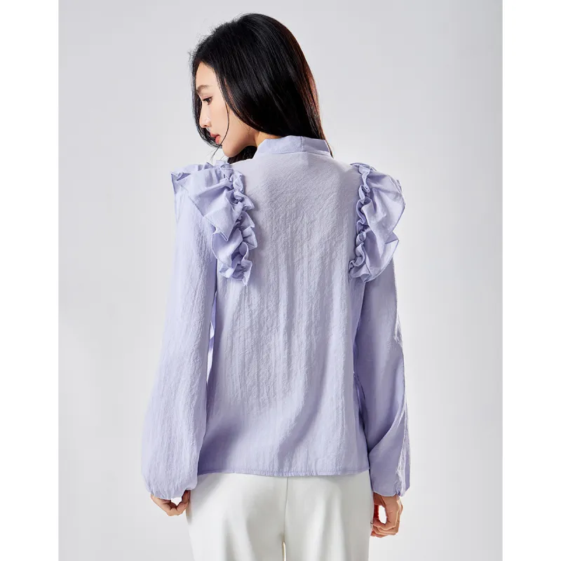 Love Elaine Shirt Women's Purple-6