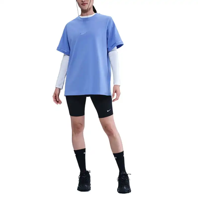 Nike Regular T Shirt Women's Blue Purple-1