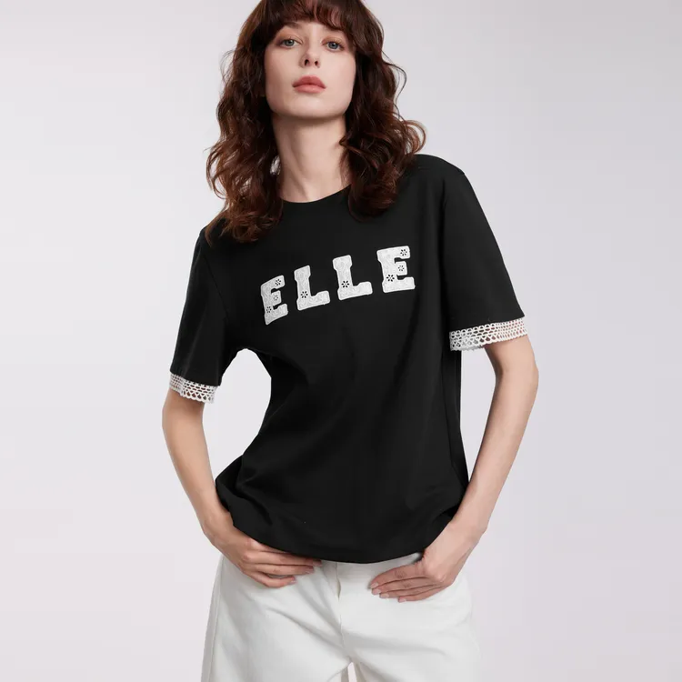 ELLE T Shirts Women's-5