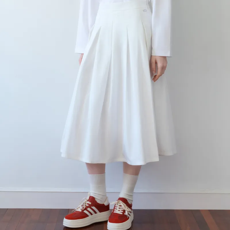 Teenie Weenie Casual Short Skirts Women's Ivory White-3