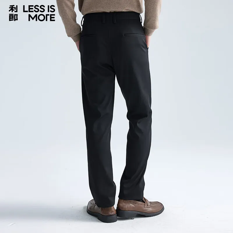 LESS IS MORE Casual Pants Men's Black-4