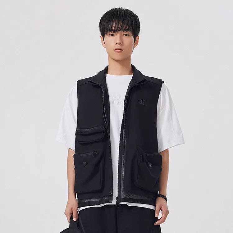Cabbeen Vests Men Coal Black-3