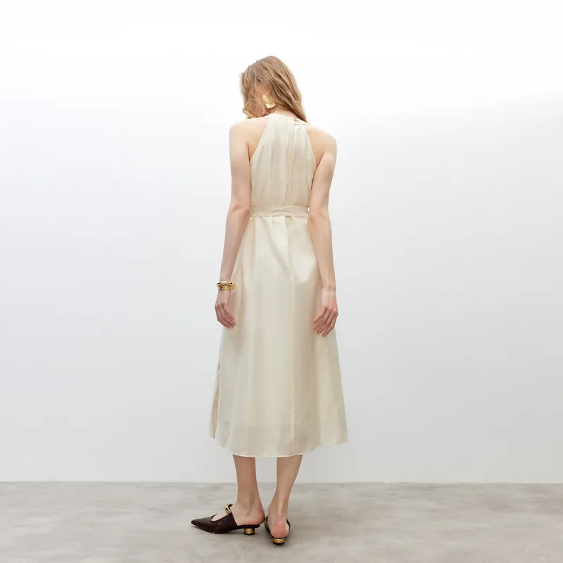 ONLY Sleeveless Dress Women's A01 Vanilla Cream White-3