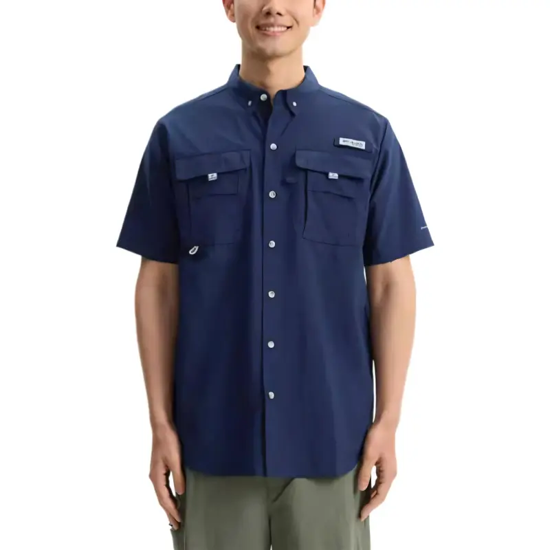 Columbia Shirt Unisex Navy Blue-2