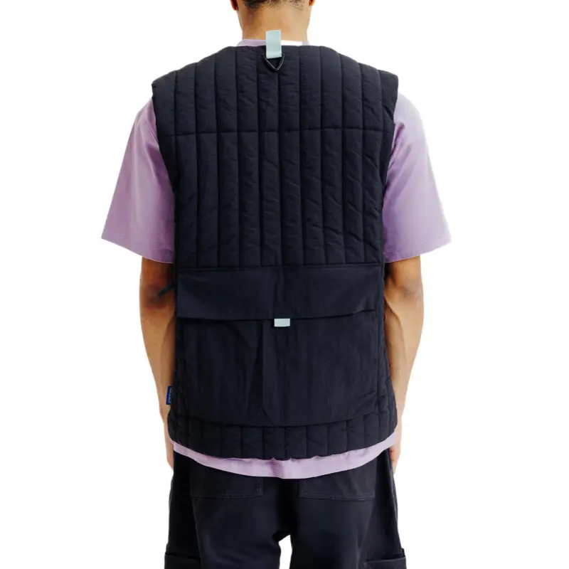 DECATHLON x TETSUNORI Vest Unisex Smoky Black-2