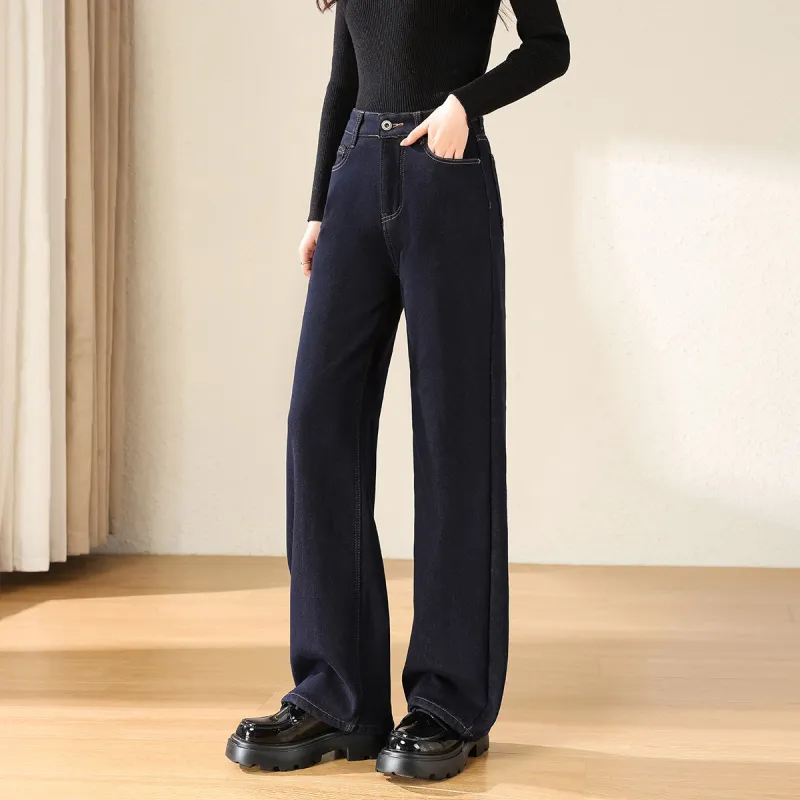 TERRE BLEUE Jeans Women's Dark Blue-3