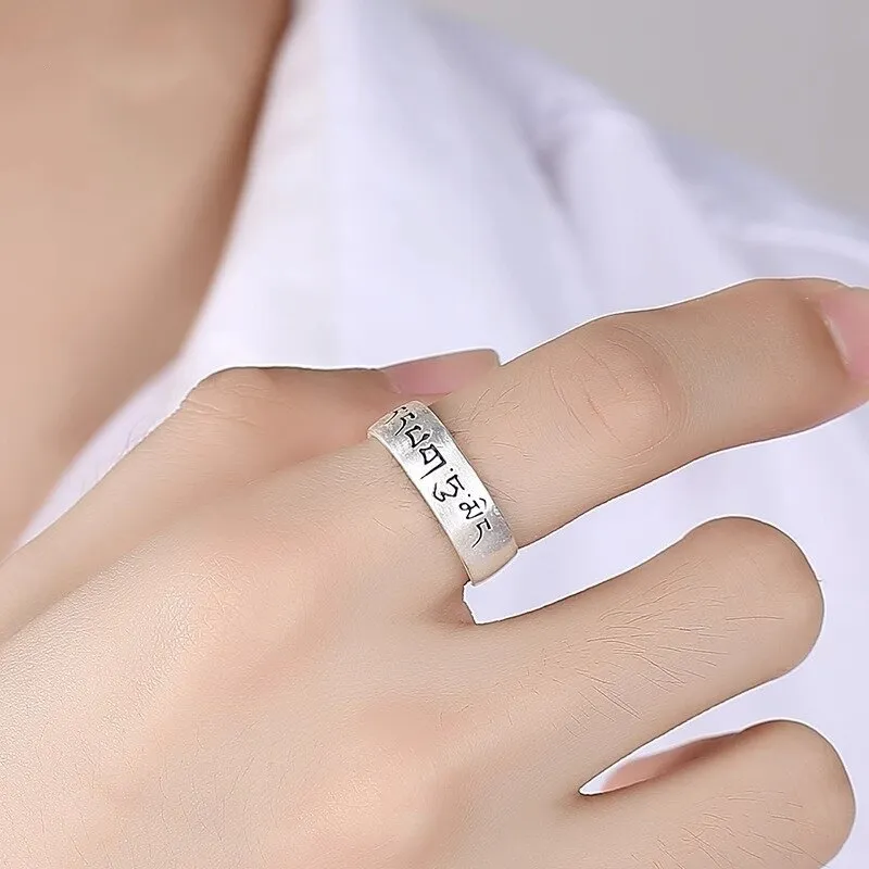 JINJI 999 Fine Silver Rings Unisex-3