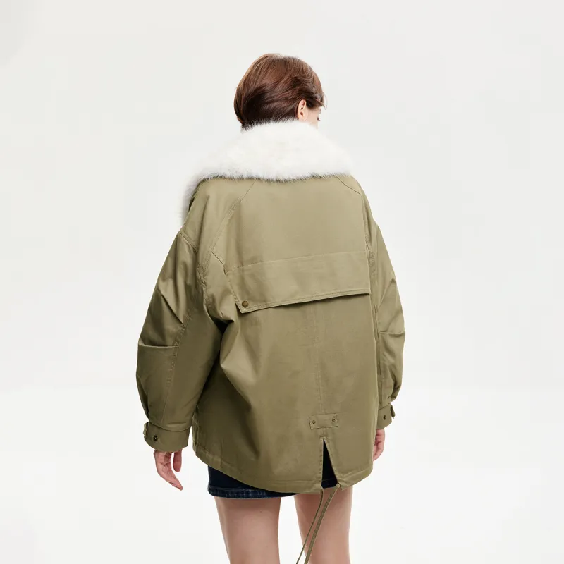 ONLY Puffer Jacket Women's Red Emerald Green-2