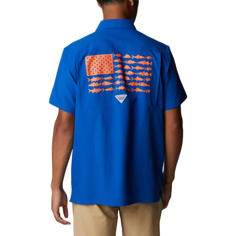 Columbia PFG Slack Tide Shirt Men's Blue-1