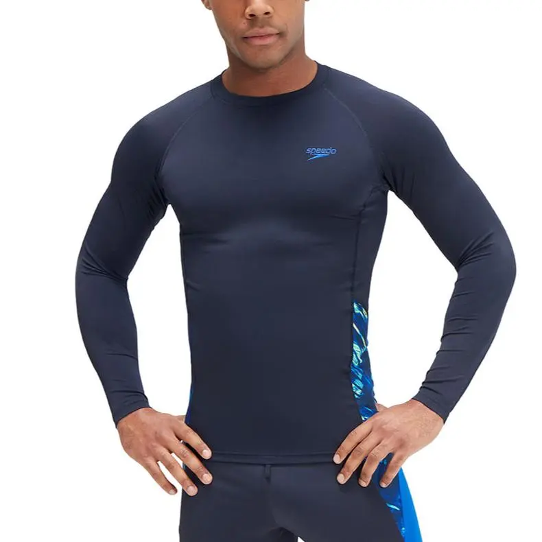Speedo T Shirt Men's Marine Blue-1