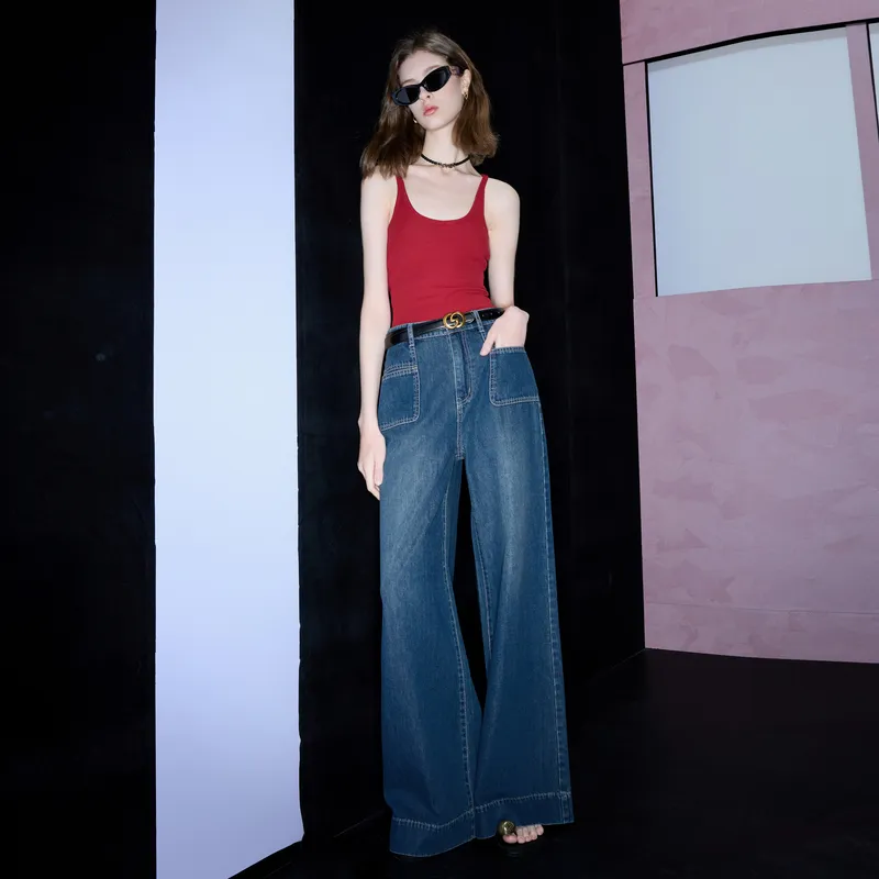 3COLOUR Jeans Women's Marine Blue-5