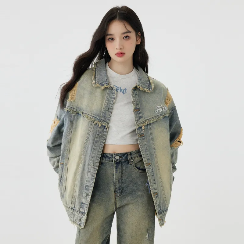 FKFT Denim Jackets Unisex-8