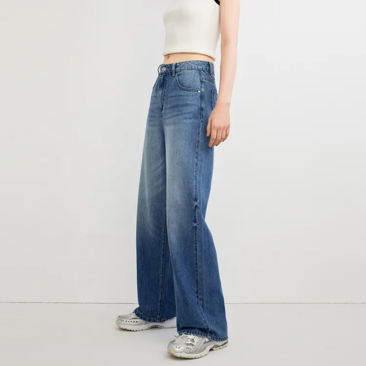LEDIN Jeans Women's Denim Blue-2