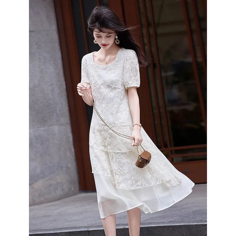 A Paradise For Awakening Short Sleeved Dress Women's-4