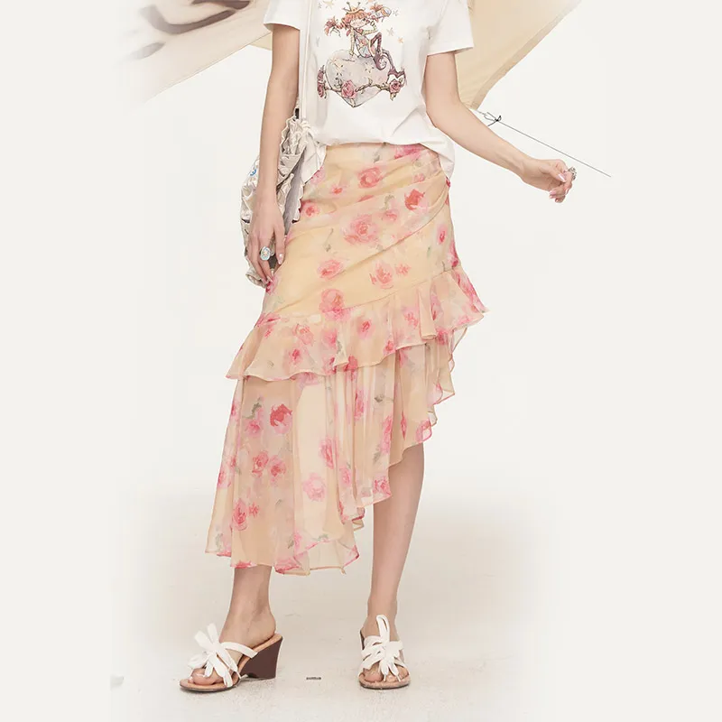ELF SACK Casual Short Skirts Women's-2