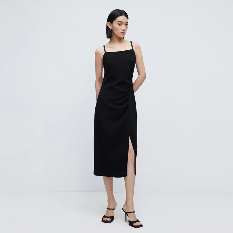 SHUIYUNJIAN Slip Dress Women's Black-4