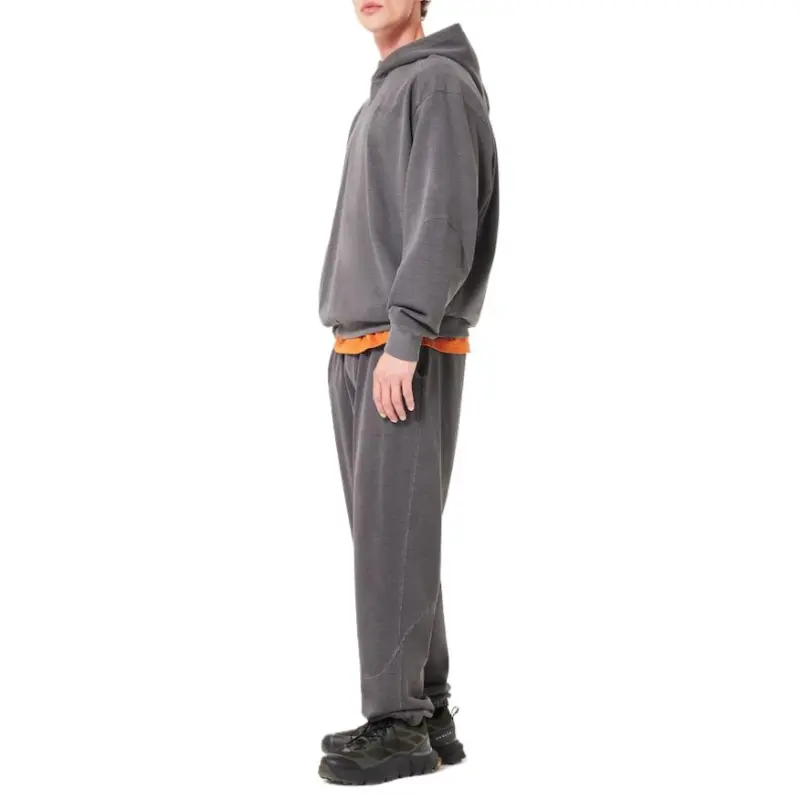 Oakley Indigo Side Zip Hoodie Sweatshirt Men's Gray-6