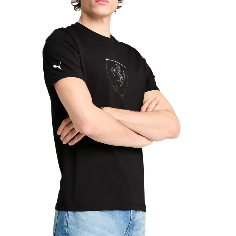 PUMA Playera Scuderia Ferrari Race Tonal Big Shield Para Hombre-3