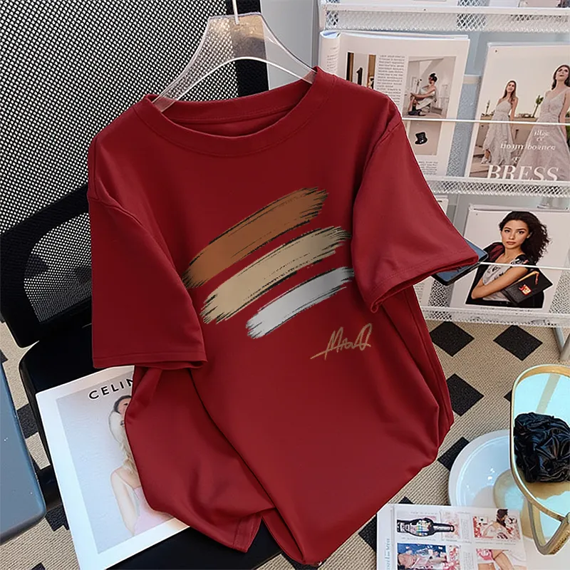 FAIRWHALE Drop Shoulder Sleeve T Shirt Women's-8