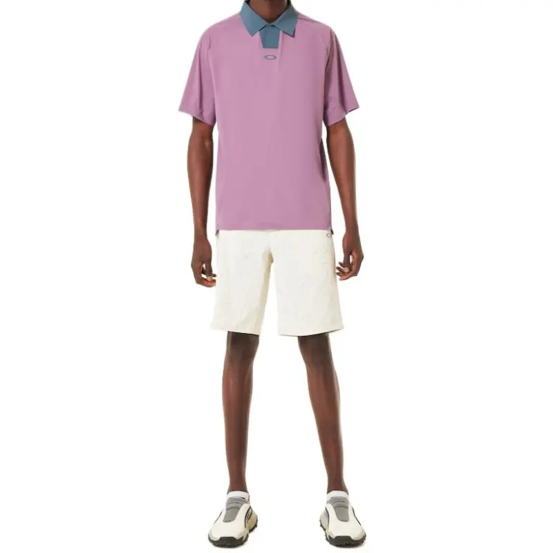 Oakley Hydrolix Ellipse Polo Shirt Unisex Dark Color Poison Mushroom-3