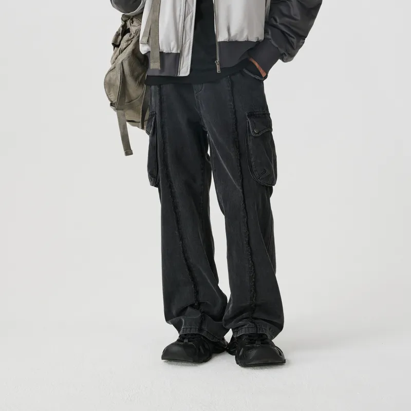 PCLP AW23 Party & Life Series Jeans Unisex Dark Gray-3