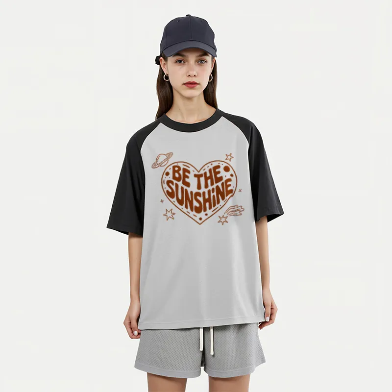 FAIRWHALE Drop Shoulder Sleeve T Shirt Women's-2