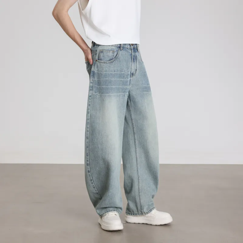 HERBEL Jeans Men Denim Blue-3