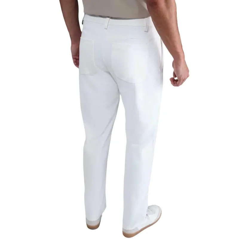Nike Dri Fit Casual Pants Men's White-2