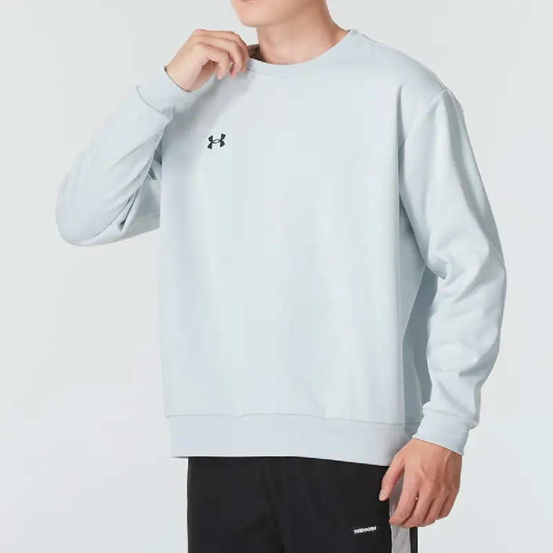 Under Armour Sweatshirt Unisex Light Blue Shopping Bag Included-5