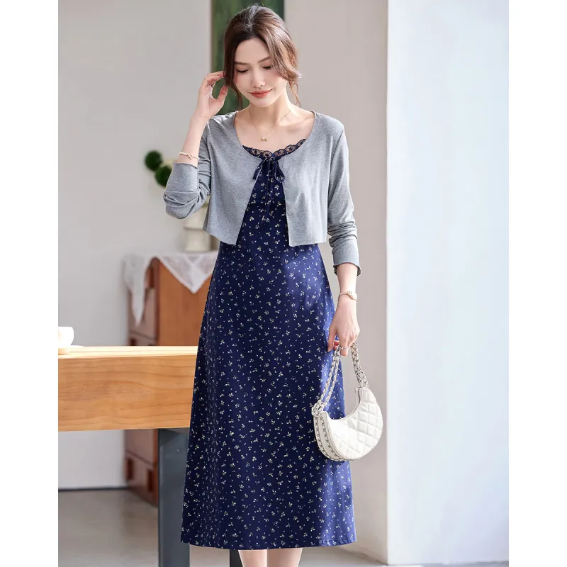 TERRE BLEUE Two Piece Skirt Sets Women's-5