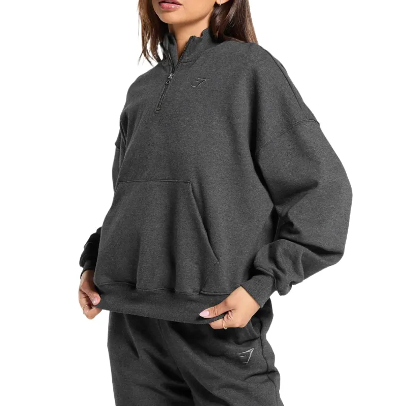 GYMSHARK Sweatshirt Women's Black-2
