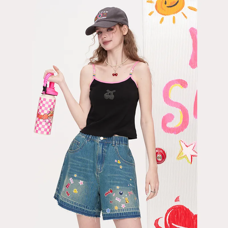 ELF SACK Denim Shorts Women's-6