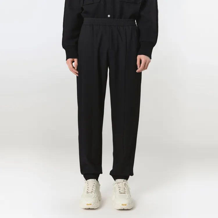 CROQUIS Casual Pants Unisex 001 Jet Black-1