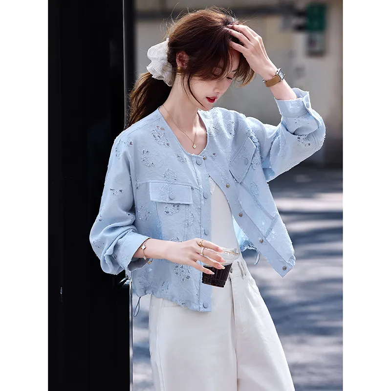 A Paradise For Awakening Cropped Coat Women's-2